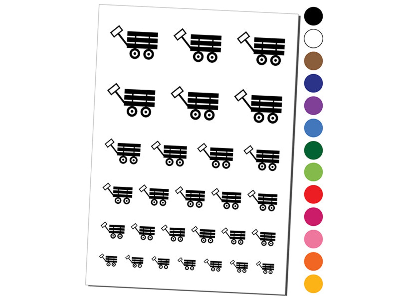 Fun Wagon Temporary Tattoo Water Resistant Fake Body Art Set Collection